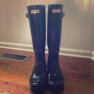 Hunter Rain Boots (glossy)